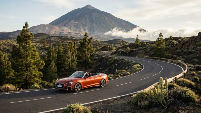 Audi A5 Cabrio á Tenerife: akstursumsögn