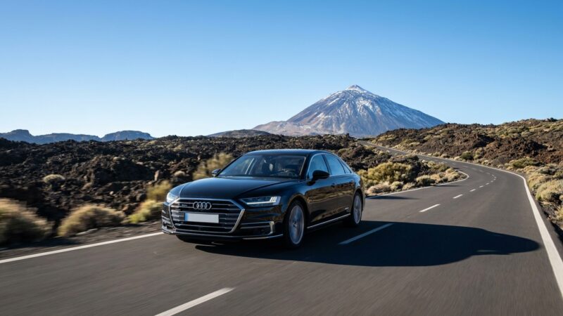 Audi A8 á Tenerife: umsögn úr fyrstu hendi