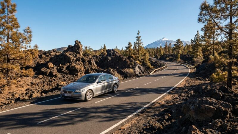 BMW 5-Series á Tenerife: akstursumsögn okkar