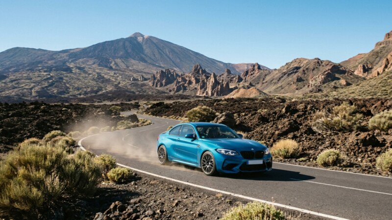 BMW M2 Competition á Tenerife: akstur um eyna