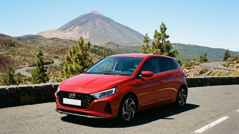 Hyundai i20 á Tenerife: próf á vegum eyjunnar