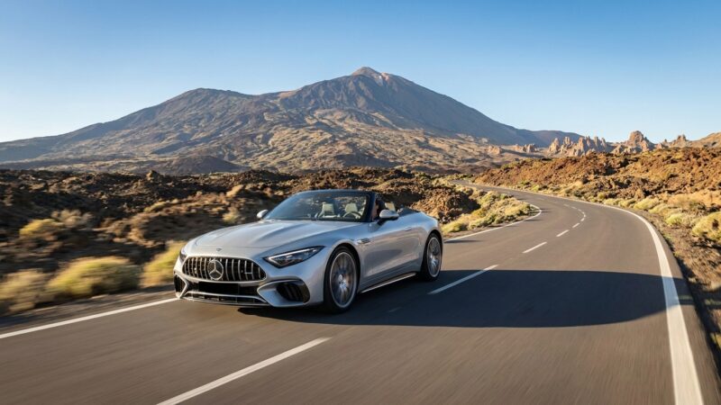 Mercedes-AMG SL 63 á Tenerife: akstursumsögn