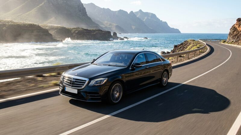 Mercedes-Benz S-Class á Tenerife: akstursumsögn