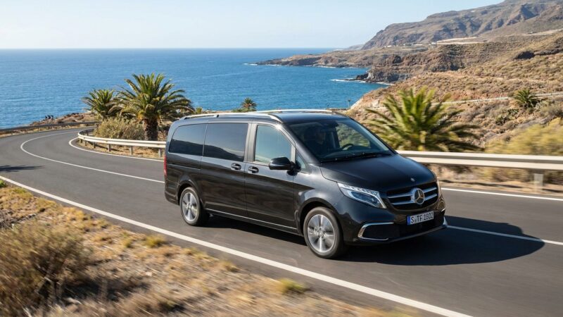 Mercedes-Benz V-Class á Tenerife: akstursumsögn