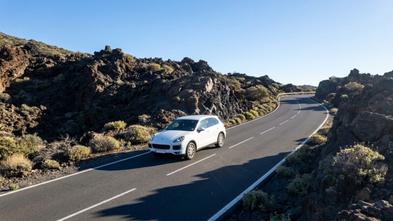Porsche Cayenne E-Hybrid á Tenerife: akstursumsögn